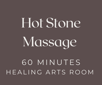 Hot Salt Stone Massage | 60 Minutes in Healing Arts Room