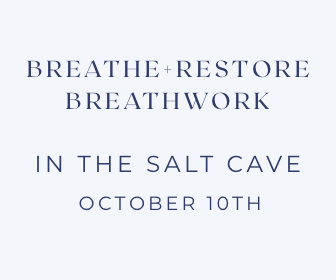 Breathe + Restore: Breathwork in the Salt Cave